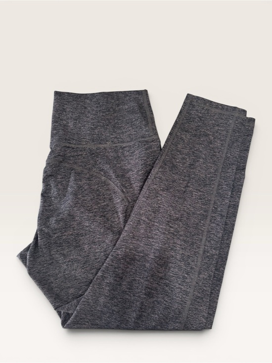 aerie Pants - Women’s Aerie The Hugger High Waisted Pocket Leggings, Dark Grey & Pink, XL